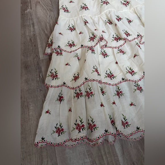 Boden Embroidered Tiered Maxi Dress - Picture 6 of 6